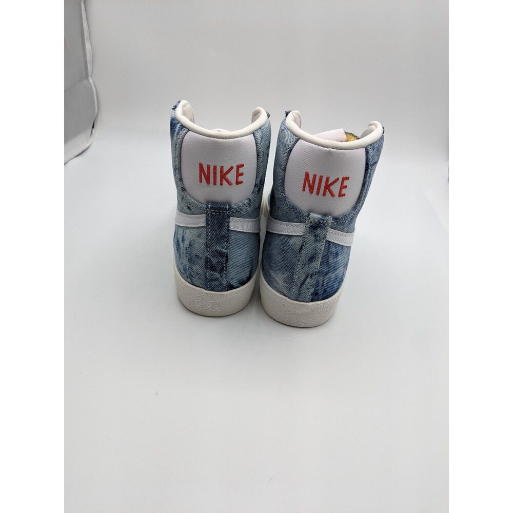Nike Blazer Mid 'Tie-Dye Denim' Blue White - Picture 4 of 9